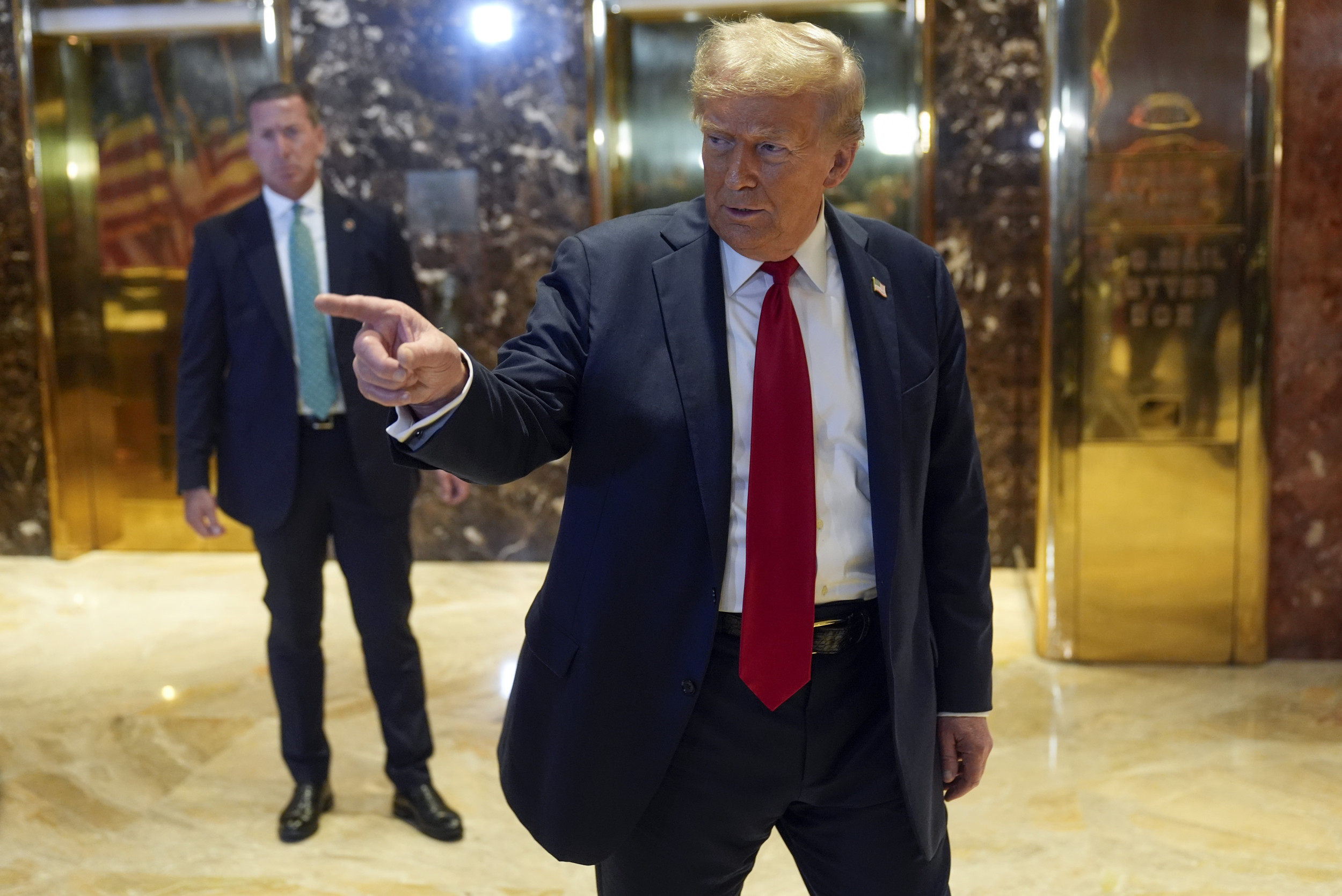 Photo: Former President Donald Trump at Trump Tower, New York, September 26, 2024. (AP)