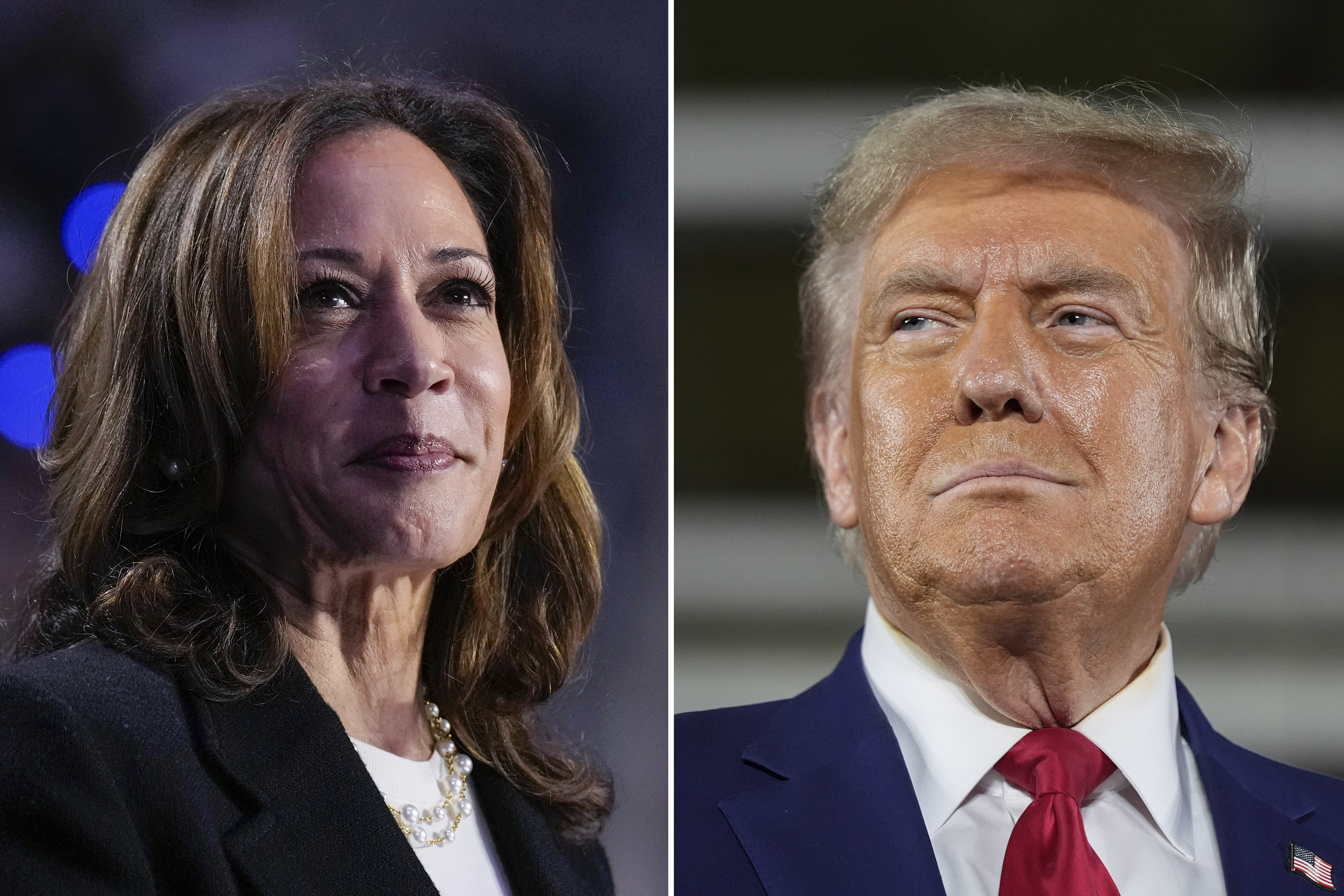 Photo: Kamala Harris, Donald Trump. (AP)