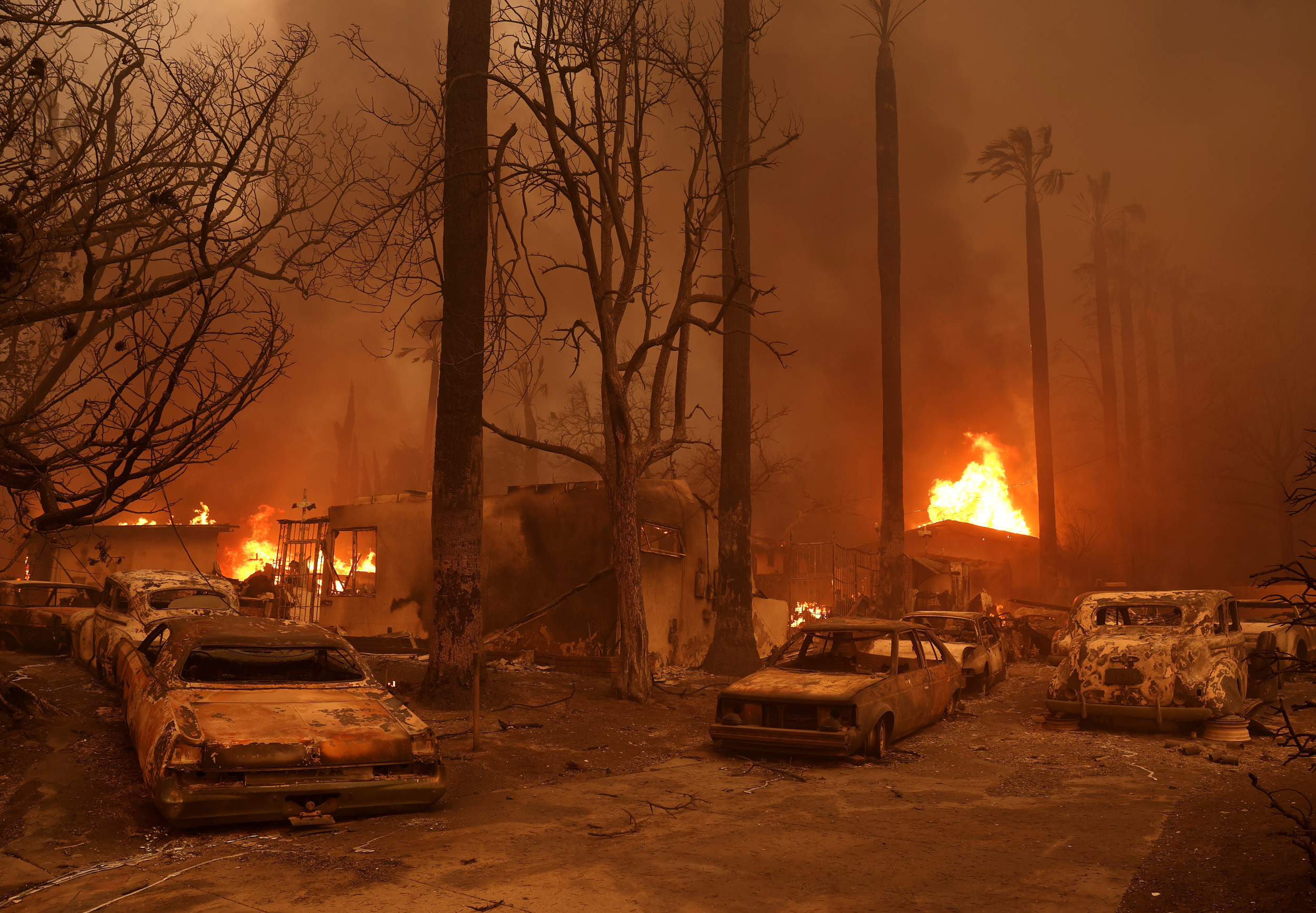 Eaton Fire aftermath. (Getty)